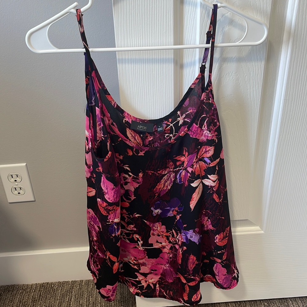 Flowy floral tank